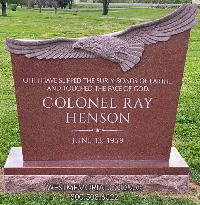 Custom Monuments, Gravestones & Headstones | West Memorials