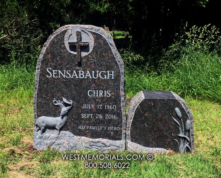 Sensabaugh granite bench - West Memorials